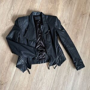 Blank NYC Black Faux Leather Jacket